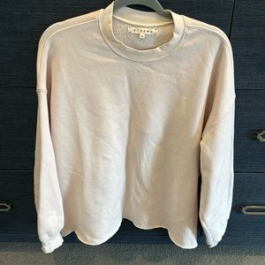 Pale Pink Xirena boxy oversized sweatshirt